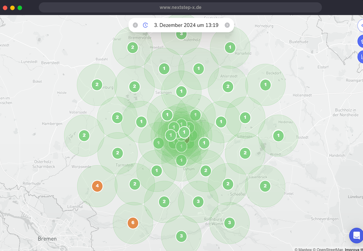 Regionales SEO mit NextStep nachher